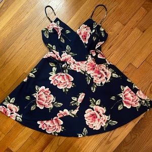 Francesca’s Trixxi navy floral dress